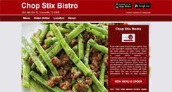 Desktop Screenshot of chopstix-bistro.com